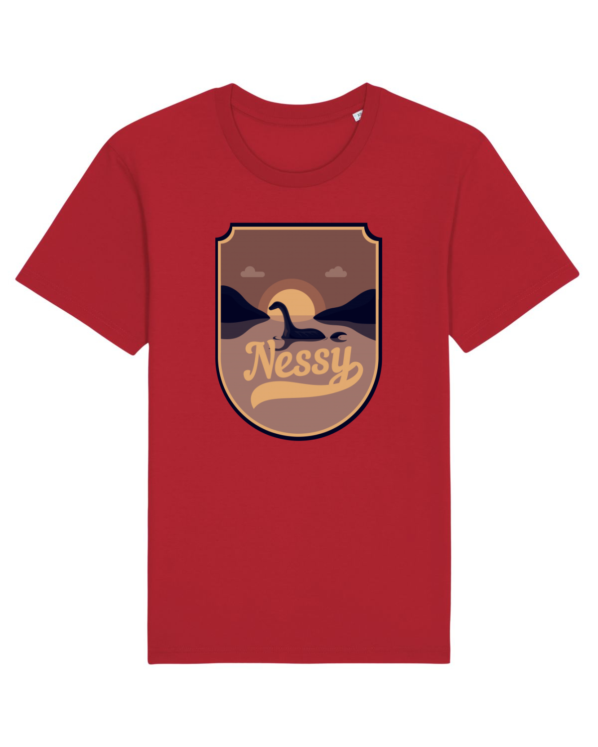 Tricou mânecă scurtă Unisex Rocker Red