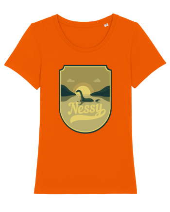 Retro Loch Ness Bright Orange