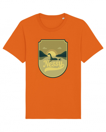 Retro Loch Ness Bright Orange