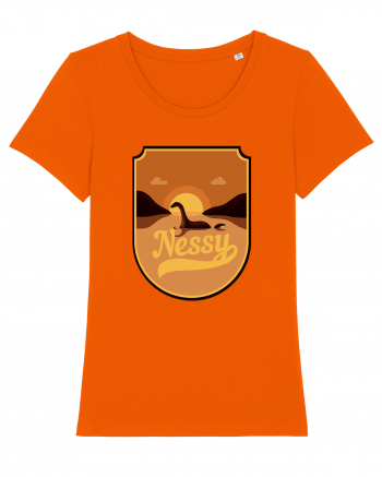 Retro Loch Ness Bright Orange