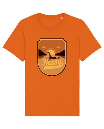 Retro Loch Ness Bright Orange