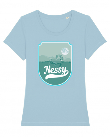 Retro Loch Ness Sky Blue