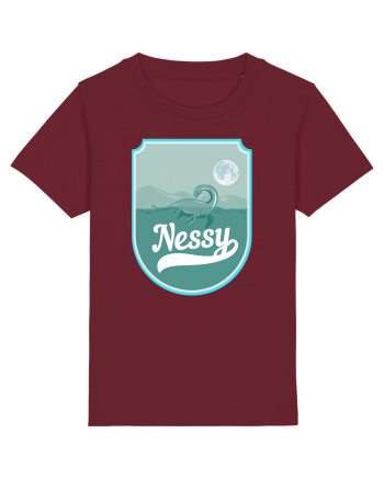 Retro Loch Ness Burgundy