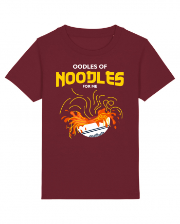 Oodles of Noodles for Me Burgundy