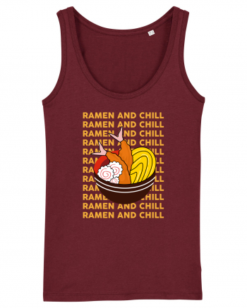 Ramen and Chill Burgundy