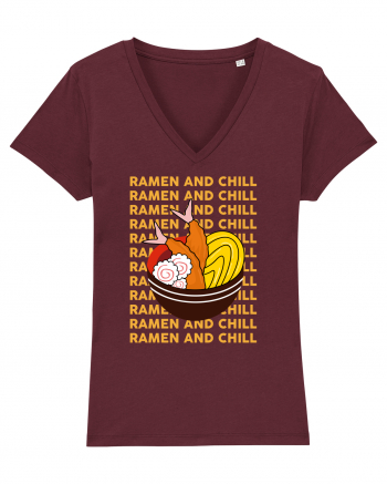 Ramen and Chill Burgundy