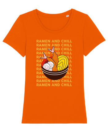 Ramen and Chill Bright Orange