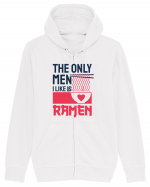 The Only Men I Like Is Ramen Hanorac cu fermoar Unisex Connector