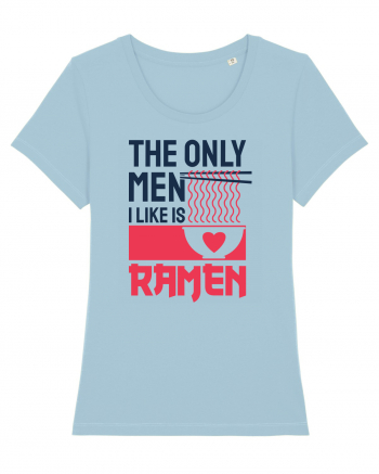 The Only Men I Like Is Ramen Sky Blue