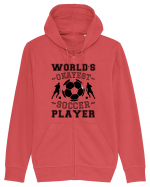 World's Okayest Soccer player  Hanorac cu fermoar Unisex Connector