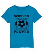 World's Okayest Soccer player  Tricou mânecă scurtă  Copii Mini Creator