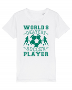 World's Okayest Soccer player  Tricou mânecă scurtă  Copii Mini Creator