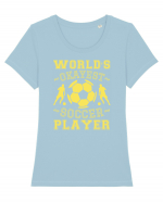 World's Okayest Soccer player  Tricou mânecă scurtă guler larg fitted Damă Expresser