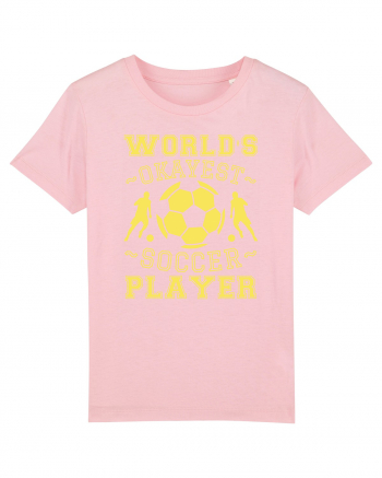 World's Okayest Soccer player  Cotton Pink