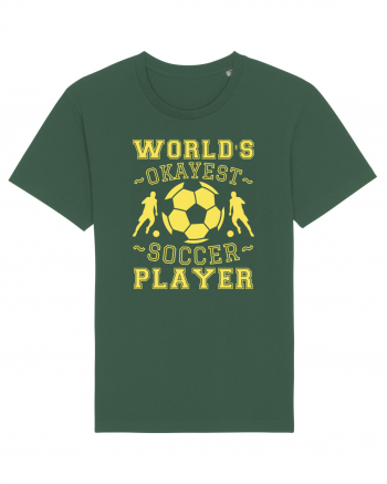 World's Okayest Soccer player  Bottle Green