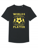 World's Okayest Soccer player  Tricou mânecă scurtă guler larg Bărbat Skater