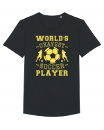 World's Okayest Soccer player  Tricou mânecă scurtă guler larg Bărbat Skater