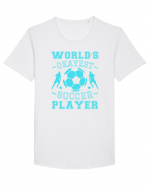 World's Okayest Soccer player  Tricou mânecă scurtă guler larg Bărbat Skater