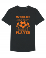 World's Okayest Soccer player  Tricou mânecă scurtă guler larg Bărbat Skater