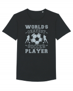 World's Okayest Soccer player  Tricou mânecă scurtă guler larg Bărbat Skater