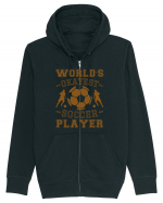 World's Okayest Soccer player  Hanorac cu fermoar Unisex Connector