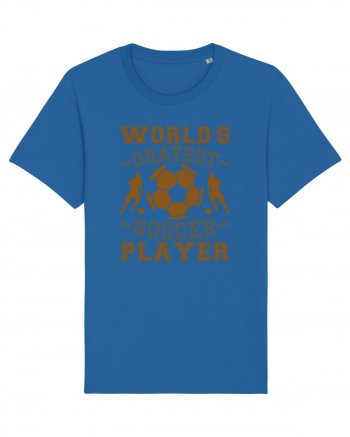 World's Okayest Soccer player  Royal Blue