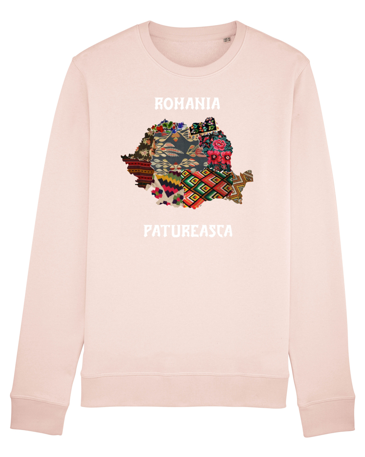 Bluză mânecă lungă Unisex Rise Candy Pink