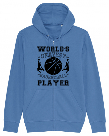 World'S Okayest Basketball Player Bright Blue