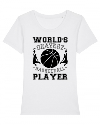 World'S Okayest Basketball Player White