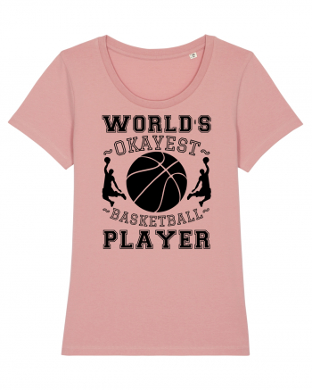 World'S Okayest Basketball Player Canyon Pink