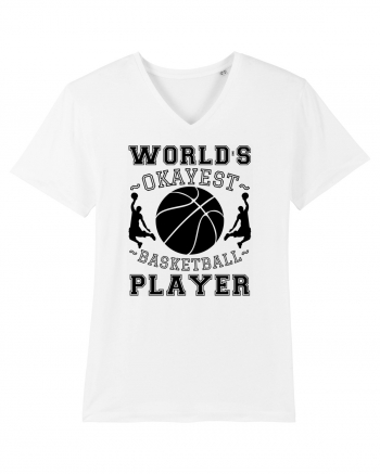 World'S Okayest Basketball Player White