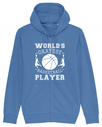 World'S Okayest Basketball Player Bright Blue