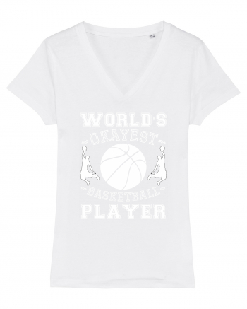 World'S Okayest Basketball Player White