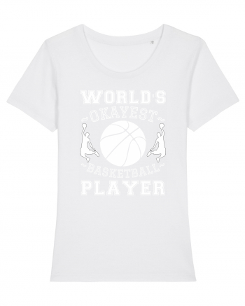 World'S Okayest Basketball Player White