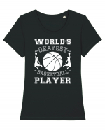 World'S Okayest Basketball Player Tricou mânecă scurtă guler larg fitted Damă Expresser