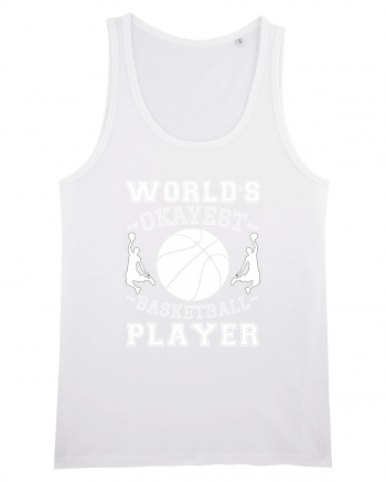 World'S Okayest Basketball Player White