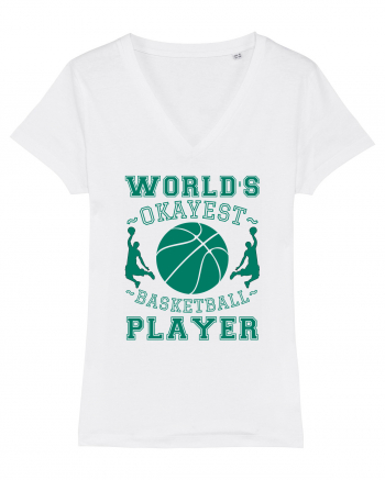 World'S Okayest Basketball Player White