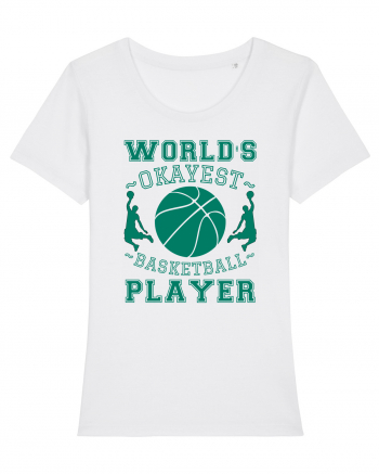 World'S Okayest Basketball Player White