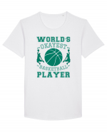 World'S Okayest Basketball Player Tricou mânecă scurtă guler larg Bărbat Skater