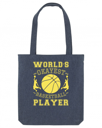 World'S Okayest Basketball Player Midnight Blue