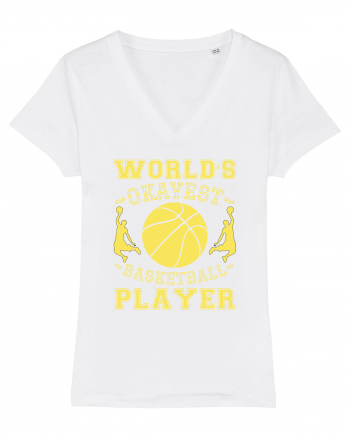 World'S Okayest Basketball Player White