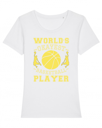 World'S Okayest Basketball Player White