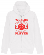 World'S Okayest Basketball Player Hanorac cu fermoar Unisex Connector