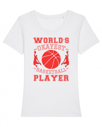 World'S Okayest Basketball Player White