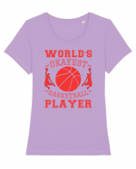 World'S Okayest Basketball Player Tricou mânecă scurtă guler larg fitted Damă Expresser