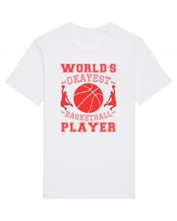 World'S Okayest Basketball Player White