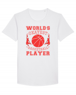 World'S Okayest Basketball Player Tricou mânecă scurtă guler larg Bărbat Skater