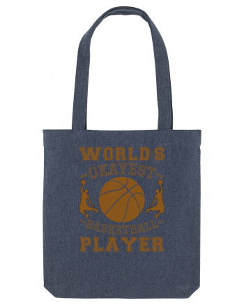 World'S Okayest Basketball Player Midnight Blue