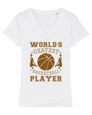 World'S Okayest Basketball Player White