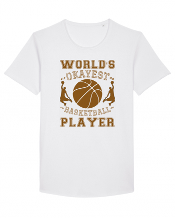 World'S Okayest Basketball Player White